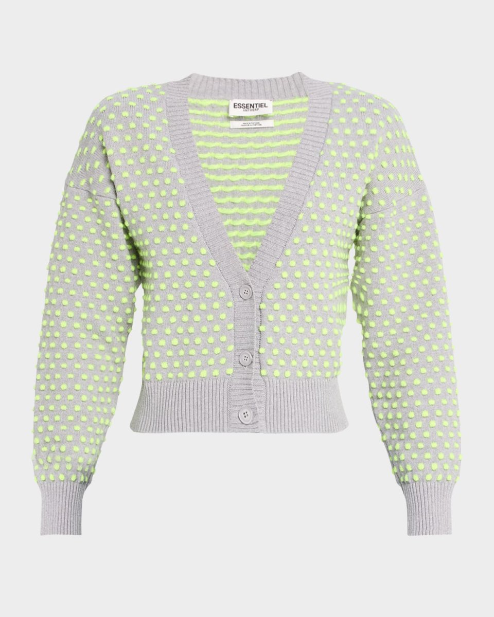Henjoy Jacquard Cardigan